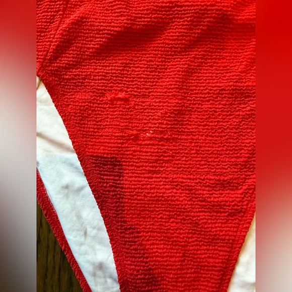 Old Navy Red High-Waisted Bikini Bottoms Size L - Picture 2 of 4